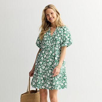 Women's Sonoma Goods For Life® Silk-Like Tiered Dress