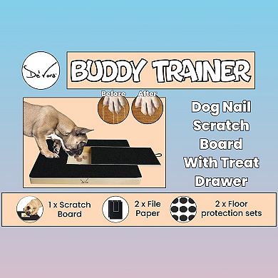 De' Vora Buddy Trainer-Dog Nail Scratch Board
