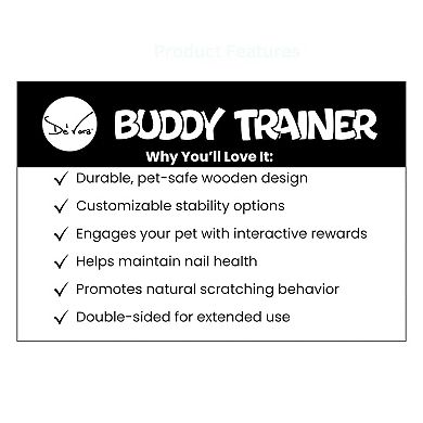 De' Vora Buddy Trainer-Dog Nail Scratch Board