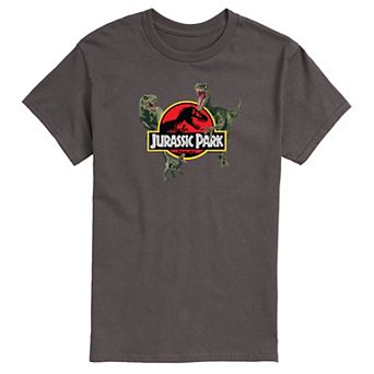 Men's Jurassic Park Logo Dinosaurs Graphic Tee