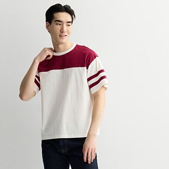 Men's Hollywood Oversized Colorblock Sporty T-Shirt