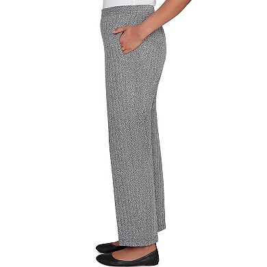 Women's Alfred Dunner Herringbone Knit Short Length Pants