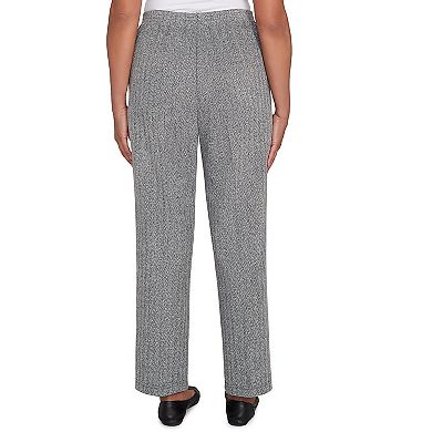 Women's Alfred Dunner Herringbone Knit Short Length Pants