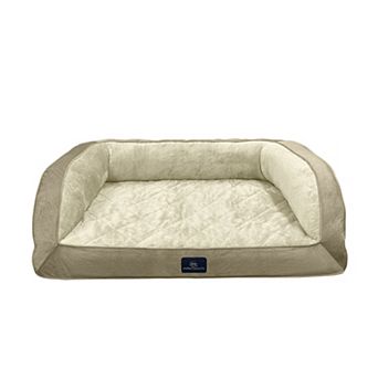 Serta® Quilted Orthopedic Bolster Pet Bed