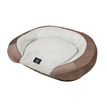 Serta Oval Couch Large Pet Bed
