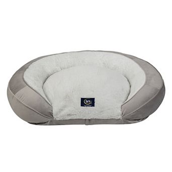 Serta Oval Couch Large Pet Bed