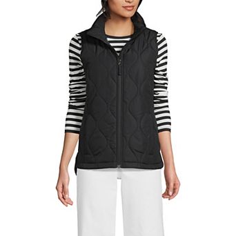 Women's Tall Lands' End FeatherFree Quilted Insulated Vest