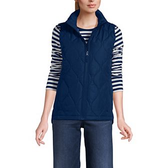 Women's Tall Lands' End FeatherFree Quilted Insulated Vest