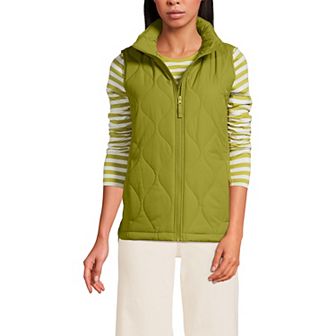 Women's Tall Lands' End FeatherFree Quilted Insulated Vest