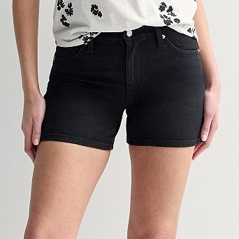 Women's Sonoma Goods For Life® Mid Rise Denim Shorts
