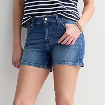 Women's Sonoma Goods For Life® Mid Rise Denim Shorts