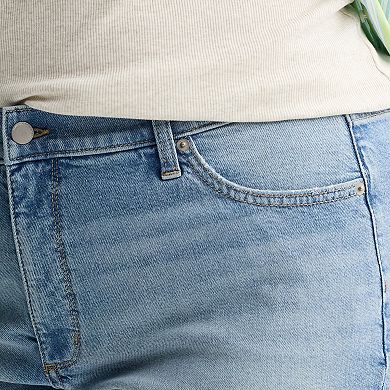 Plus Size Sonoma Goods For Life® Mid Rise Denim Shorts