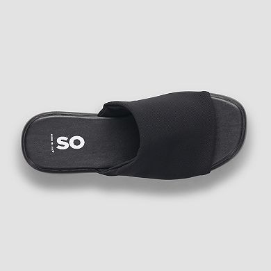 SO® Stretch Band Women's Slip-On Wedge Sandals