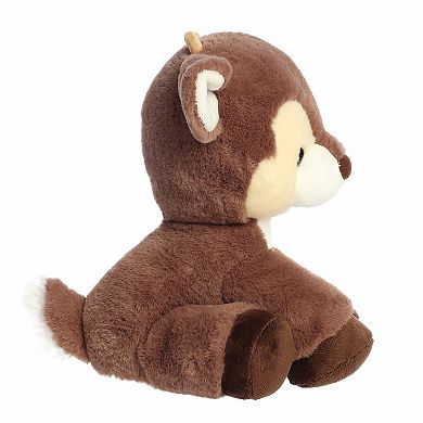Aurora Medium Cocoa Brown Festive Stuffed Animal Dashing Reindeer Holiday