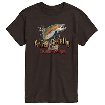 Men's A Reel Good Day Fishing Guides Graphic Tee