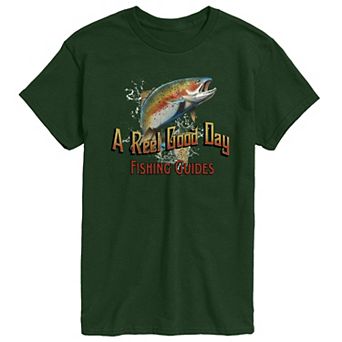 Men's A Reel Good Day Fishing Guides Graphic Tee