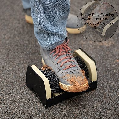 Boot Scraper Shoe Cleaner Brush Removes Mud Snow, Fits all SIzes