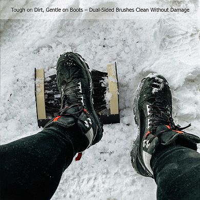 Boot Scraper Shoe Cleaner Brush Removes Mud Snow, Fits all SIzes