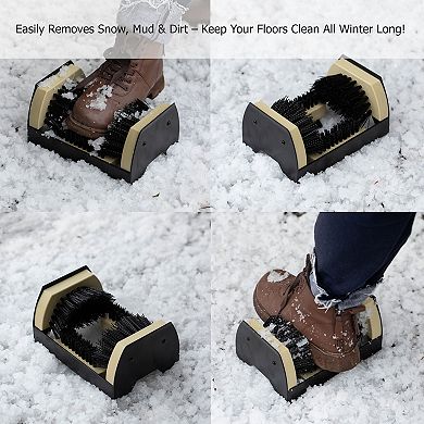 Boot Scraper Shoe Cleaner Brush Removes Mud Snow, Fits all SIzes