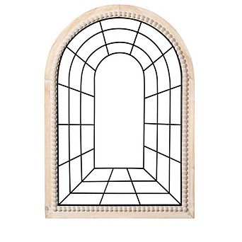 Rustic Wall Mounted Mirror Boho Decor For Home, Living Room, Entryway, Bedroom, Bathroom, Or Vanity