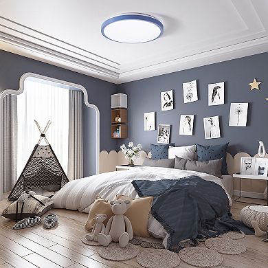 Led Ceiling Light Fixture Flush Mount Lighting, 6500k Daylight White, Energy-saving, Set Of 2