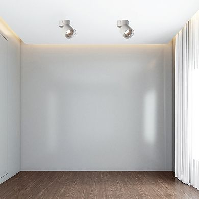 Led Ceiling Spotlight - Adjustable Downlight With 15 Watt Cool White 4000k, Set Of 2