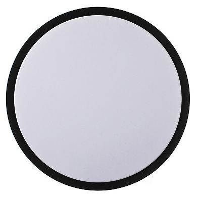 2-pc 16" Round LED Ceiling Light Fixture Modern Flush Mount 36W 6500K Cool Daylight Energy, Black