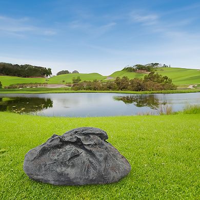 Outdoor Natural Artificial Lightweight Husk Rock Faux Rock Decor Covers Up Landscape Utilities