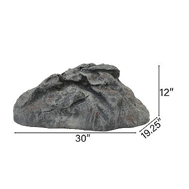 Outdoor Natural Artificial Lightweight Husk Rock Faux Rock Decor Covers Up Landscape Utilities