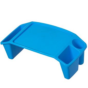 Portable Kids Lap Desk Tray, Activity Table With 3 Compartments For Art, Coloring, And Eating