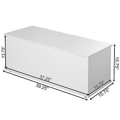 Wooden Storage Box, Organizer To Keep Shoes, Bedroom Bench, Playroom Storage Or Window Table