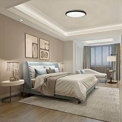Led Ceiling Light Fixture Flush Mount Lighting, 6500k Daylight White, Energy-saving, Set Of 2