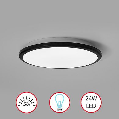 Led Ceiling Light Fixture Flush Mount Lighting, 6500k Daylight White, Energy-saving, Set Of 2
