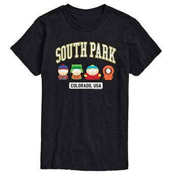 Men's South Park Group Collegiate Graphic Tee