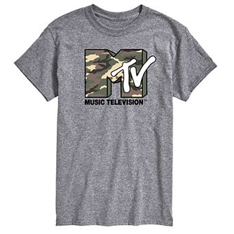 Men's MTV Logo Camouflage Graphic Tee