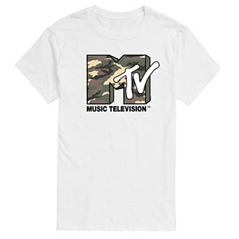 Men's MTV Logo Camouflage Graphic Tee