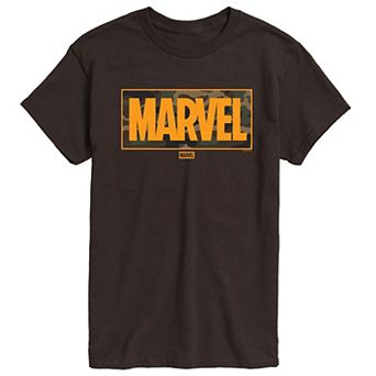 Men's Marvel Logo Camouflage Graphic Tee