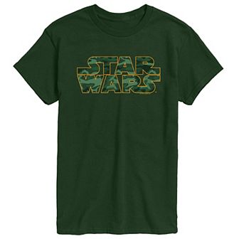 Men's Star Wars Logo Camouflage Graphic Tee