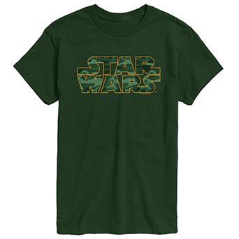 Men's Star Wars Logo Camouflage Graphic Tee