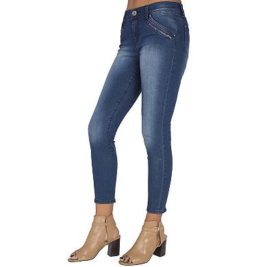 Ankle Zipper Crop Premium Jeans