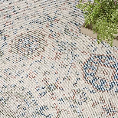 Nourison Desert Mirage Vintage Floral Indoor Area Rug