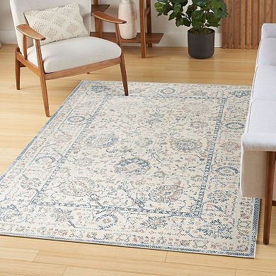 Nourison Desert Mirage Vintage Floral Indoor Area Rug