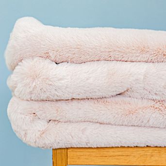 Narniar Luxurious Faux Fur Throw Blanket