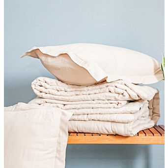 Narniar Luxurious Linen comforter 3 pc set