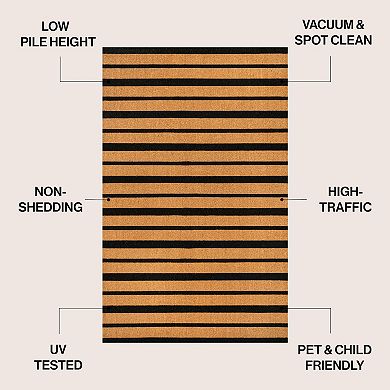 Peater Classic Casual Commerical Natural Coir Indoor/Outdoor Mat