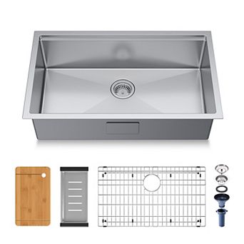Stainless Steel Rectangular Vessel kitchen Sink