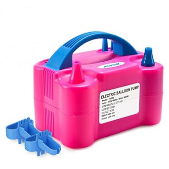 110V 600W Electric Air Balloon Pump Dual Nozzle Inflator/Blower for Party Decoration
