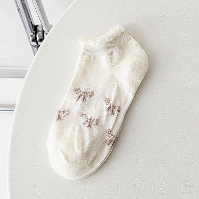 Women's Adorable Summer Ruffle Ankle Socks 5pk