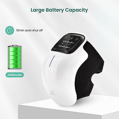 Snailax Wireless Knee Massager with LED Touch Screen, Vibration Knee Pain Relief for Swelling Stiff Joints, Gifts