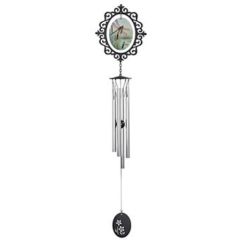 FC Design 36"Long Dragonfly Glass Wind Chime Decoration Garden and Patio Decor